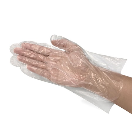 Safe Handler Disposable Gloves, High Density Polyethylene, OneSize, 525 PK BL-HDPEG-05